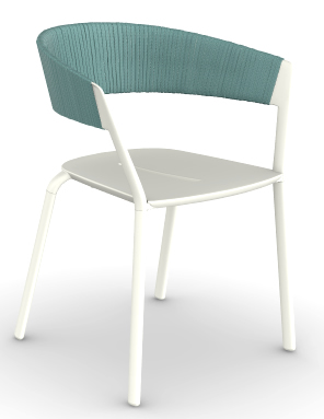 Ria Dining Armchair mit gewebtem Seil