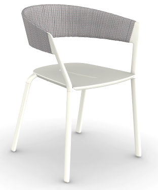 Ria Dining Armchair mit gewebtem Seil