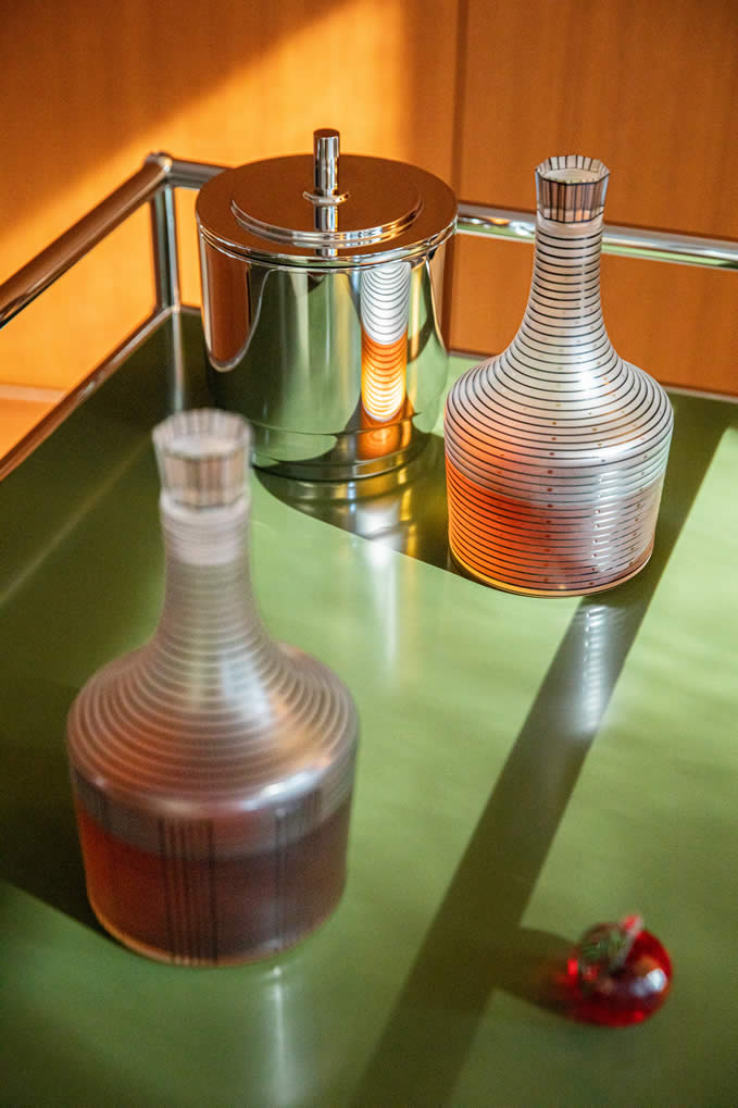 Servierwagen Olivgrün