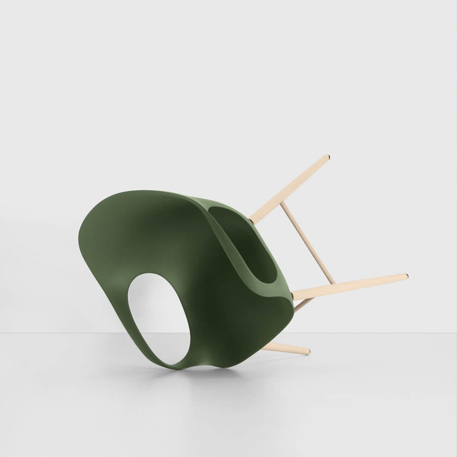 Elephant Stuhl Holzgestell