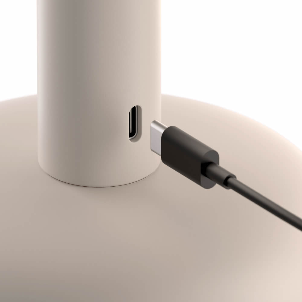 Fire LED Tischleuchte