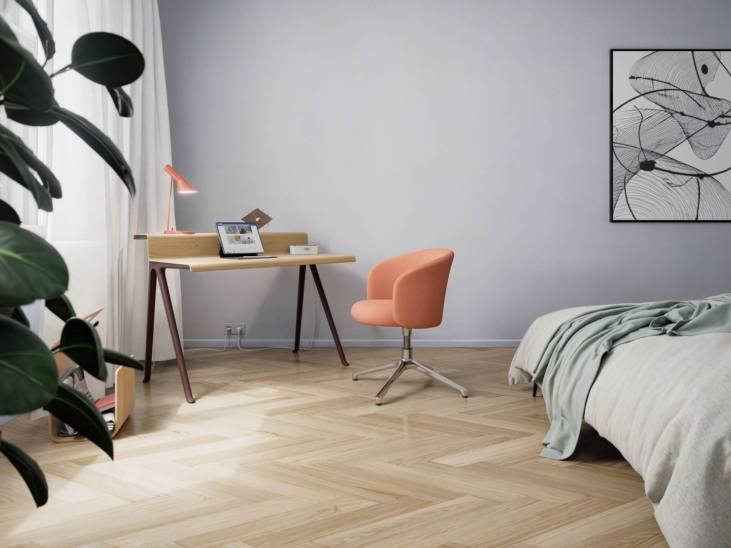 Courier Schreibtisch