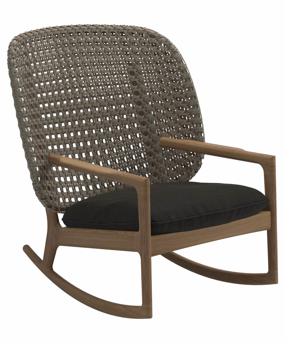 Kay Schaukelstuhl Highback Rocking Chair