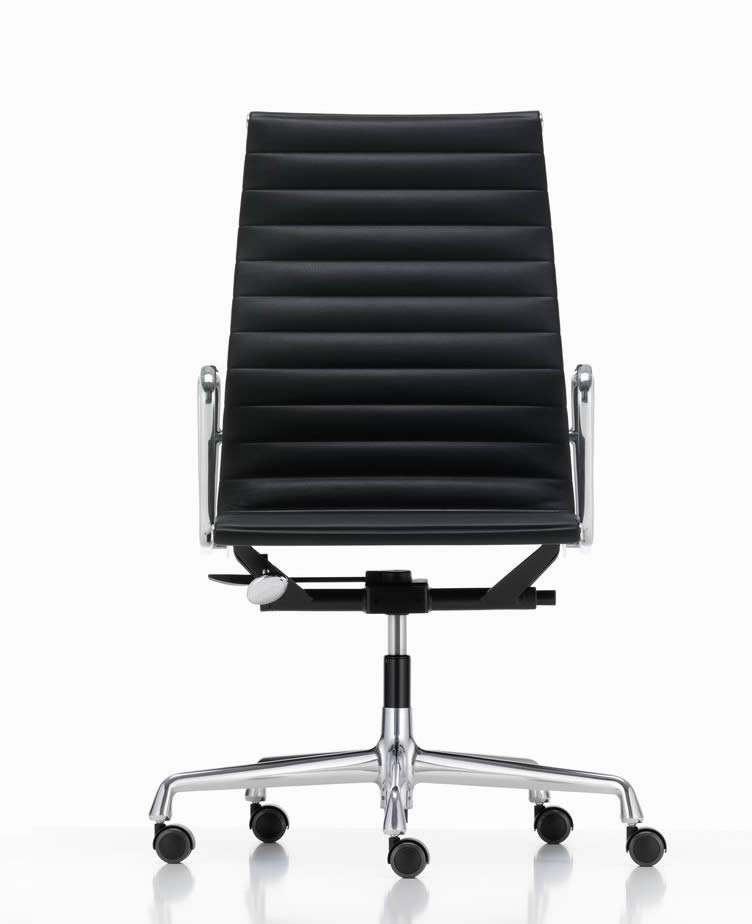 Aluminium Chair EA 119 Leder Premium F