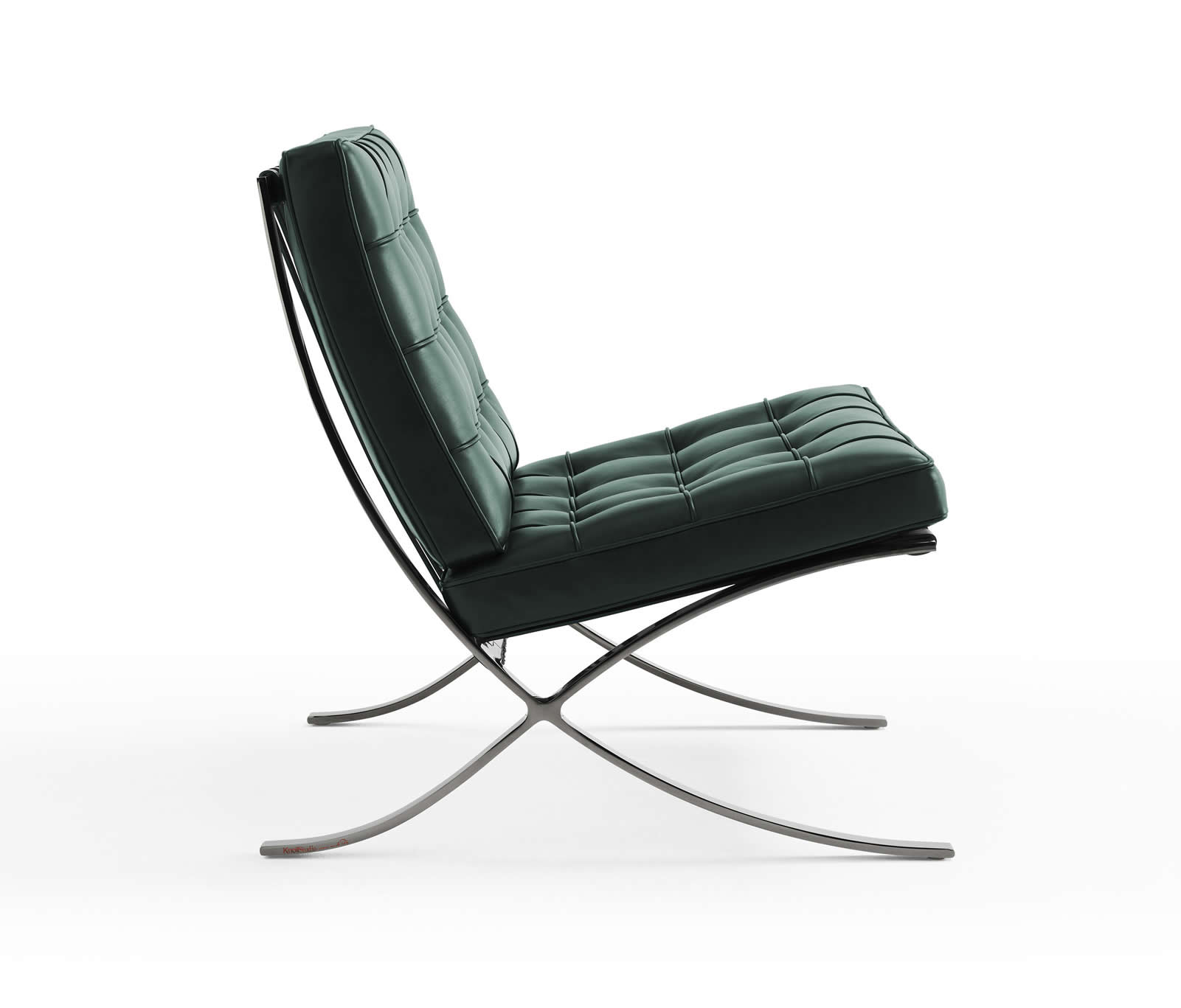 Barcelona Sessel mit Hocker Limited 100 Jahre Bauhaus Edition