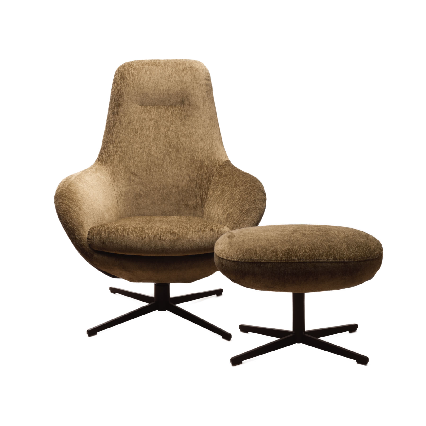 Sessel Manira mit Hocker