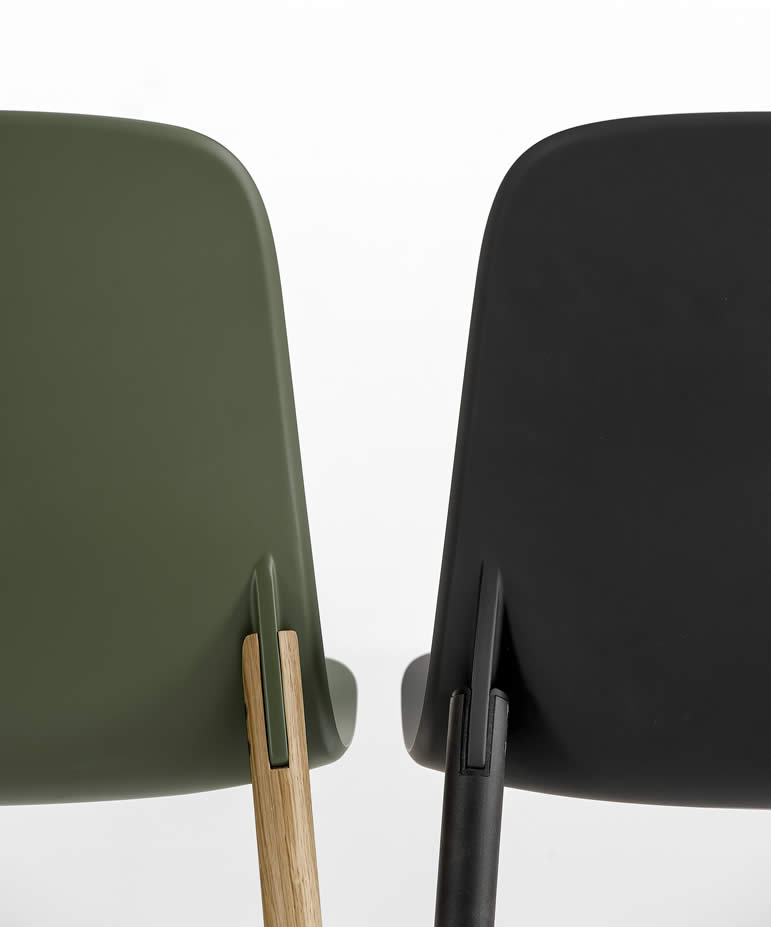 Sharky Stuhl Holzgestell