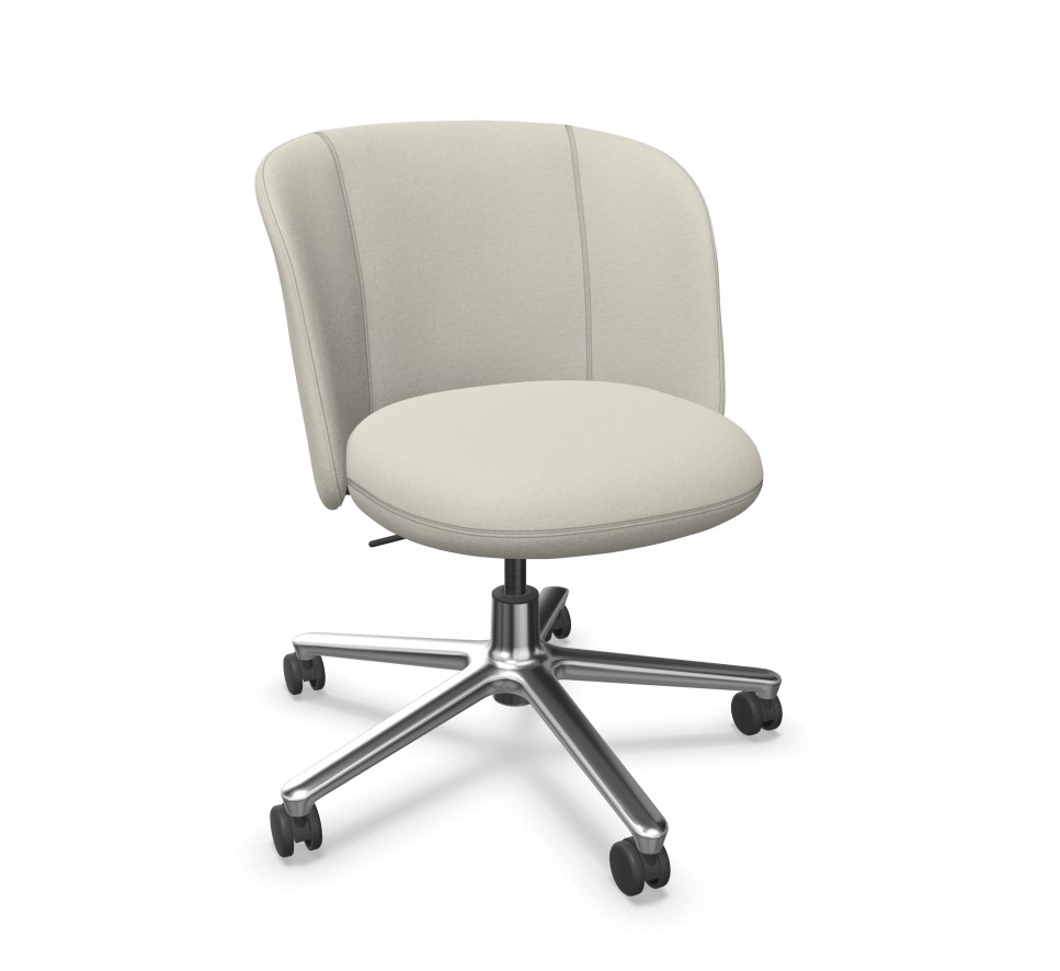 Mikado Side Chair mit Fünfsternuntergestell