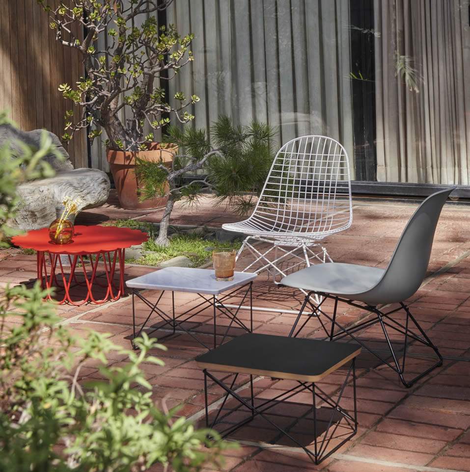 Eames Plastic Side Chair RE LSR