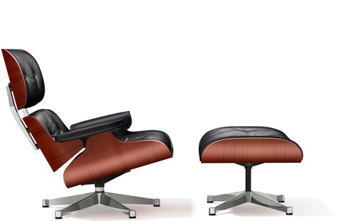 Lounge Chair & Ottoman, klassisch