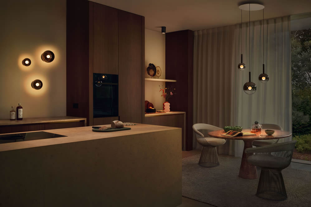 Luna scura LED Wandleuchte