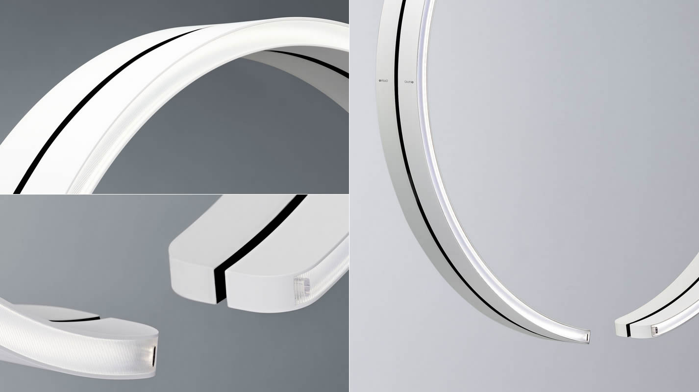 Mito sfera su LED Spiegelleuchte