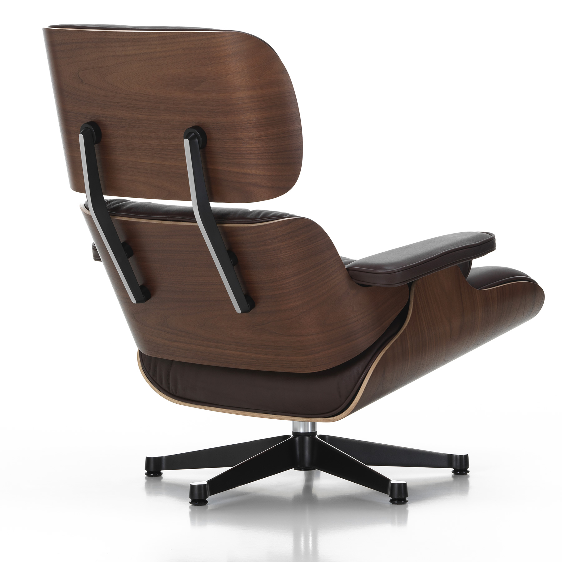 Eames Lounge Chair Nussbaum dunkel