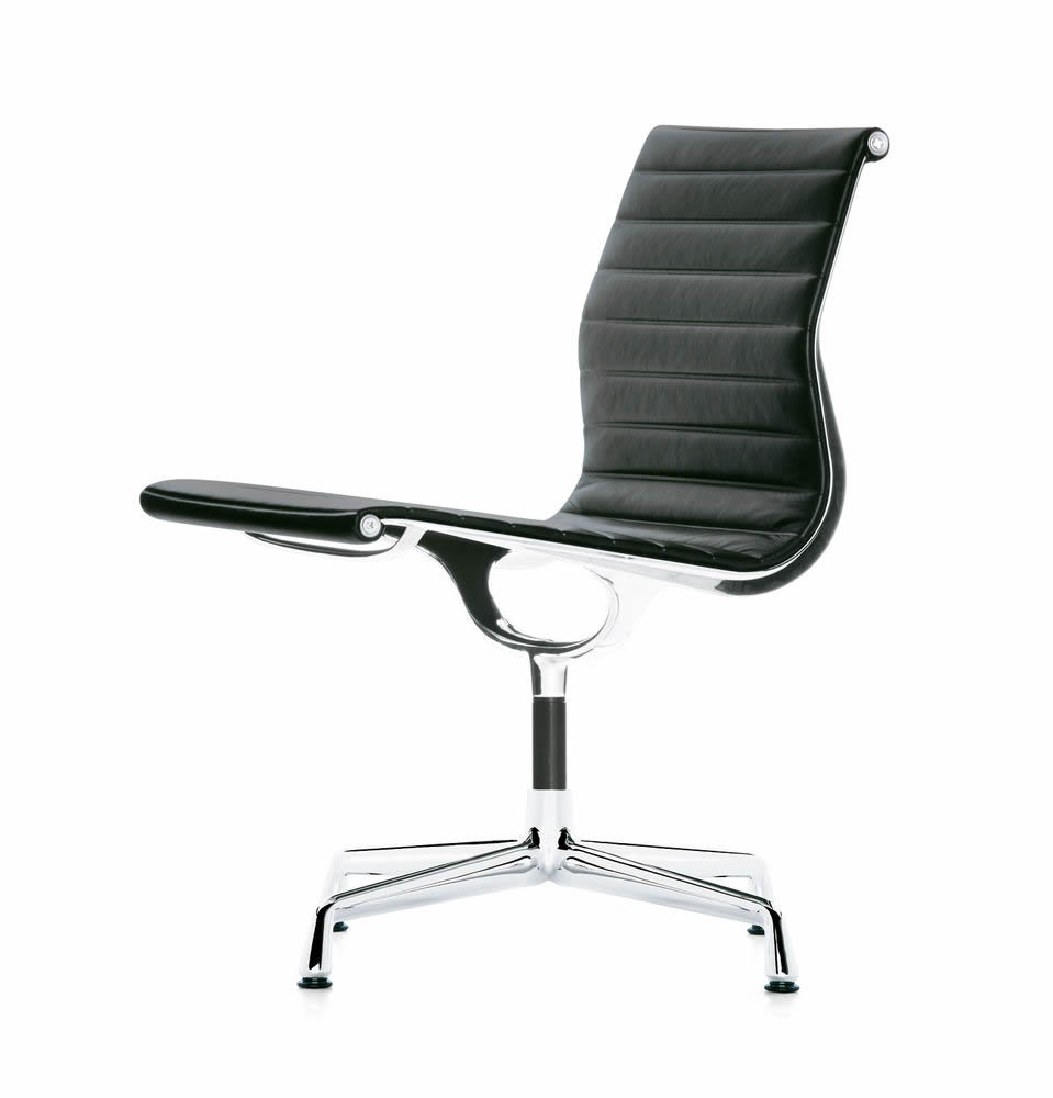 Aluminium Chair EA 105 Leder Premium F