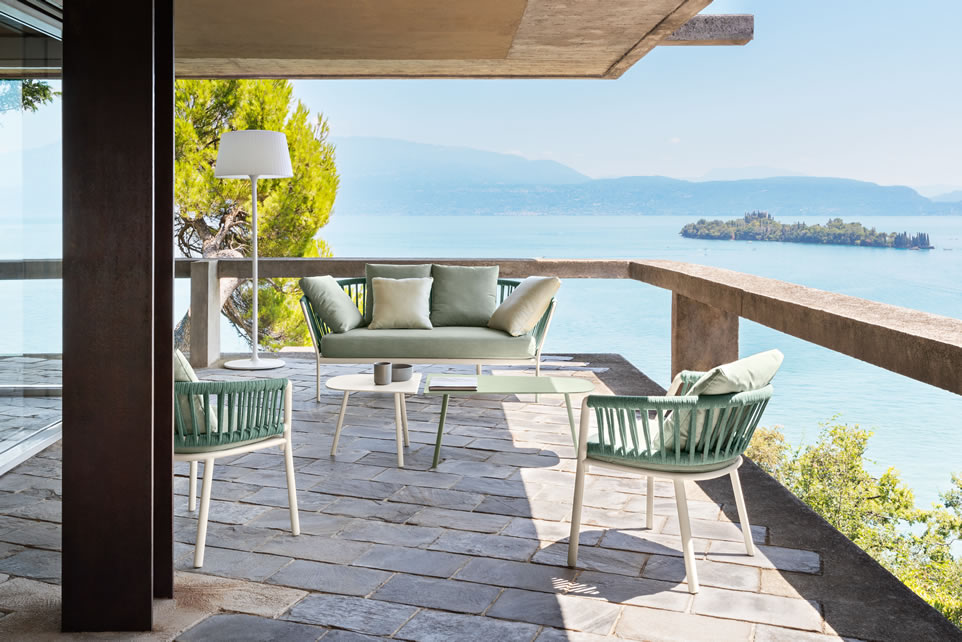 Mosaiko quadratischer Kaffeetisch