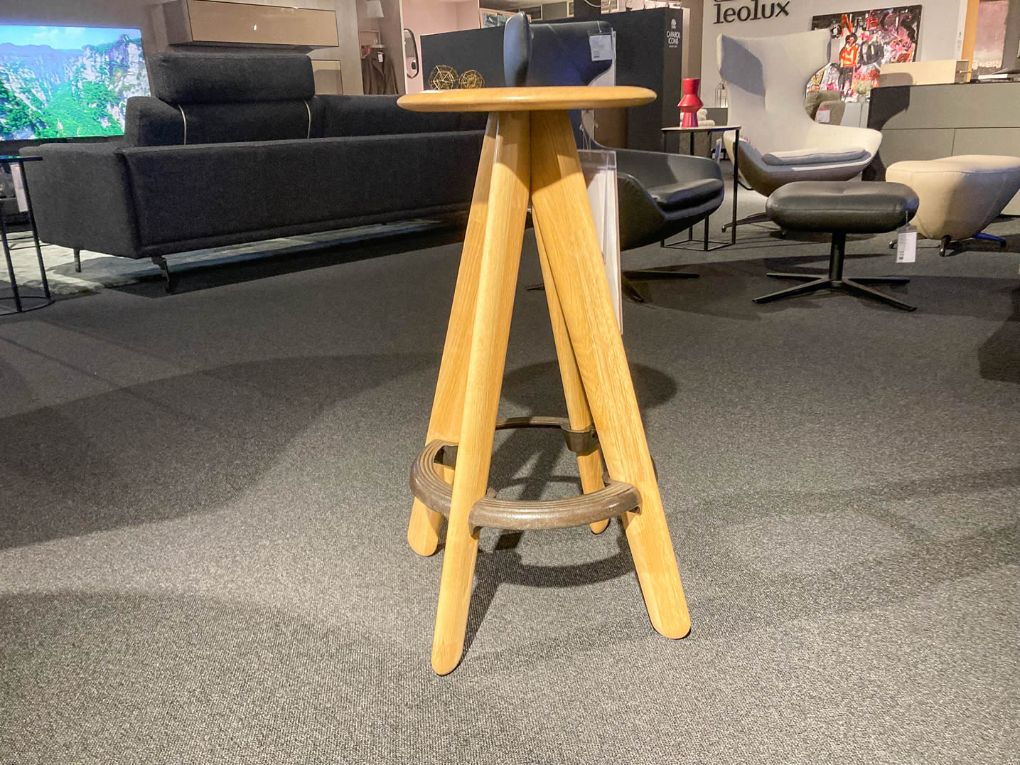 Barhocker-Set Slab Bar Stool Ausstellungsstück