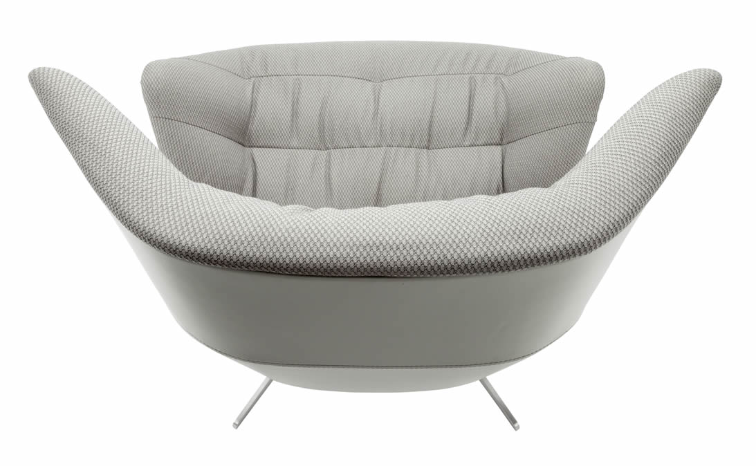 Lounge Sessel 808 "Island" mit Hocker