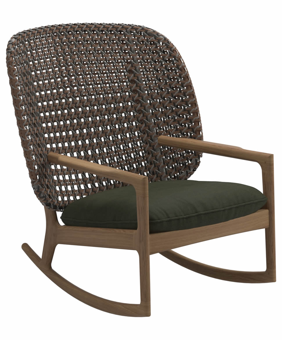 Kay Schaukelstuhl Highback Rocking Chair