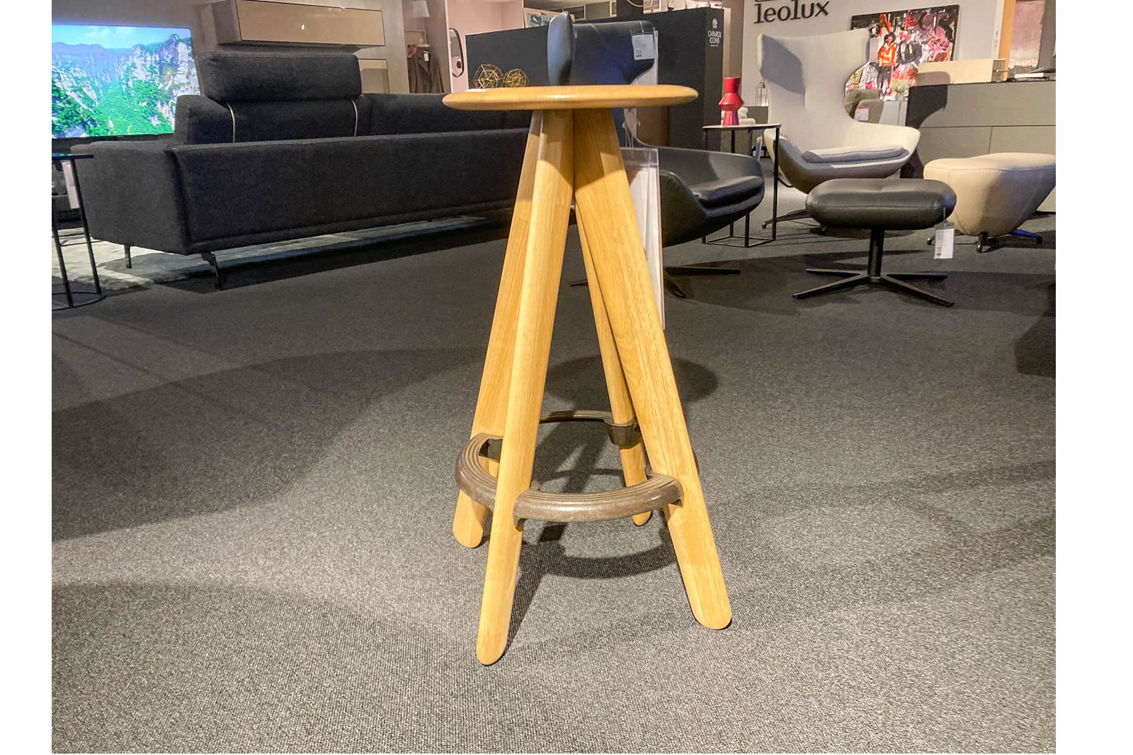 Barhocker-Set Slab Bar Stool Ausstellungsstück