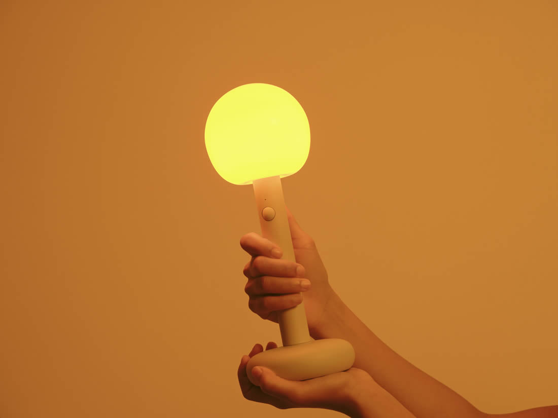 Fire LED Tischleuchte