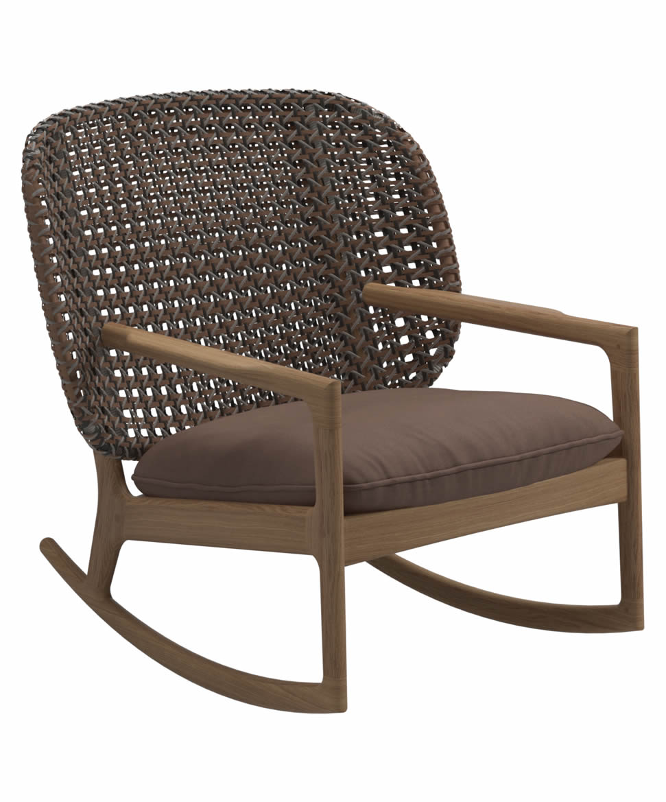 Kay Schaukelstuhl Lowback Rocking Chair