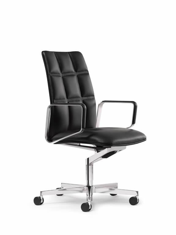 Leadchair Executive mit Rollen