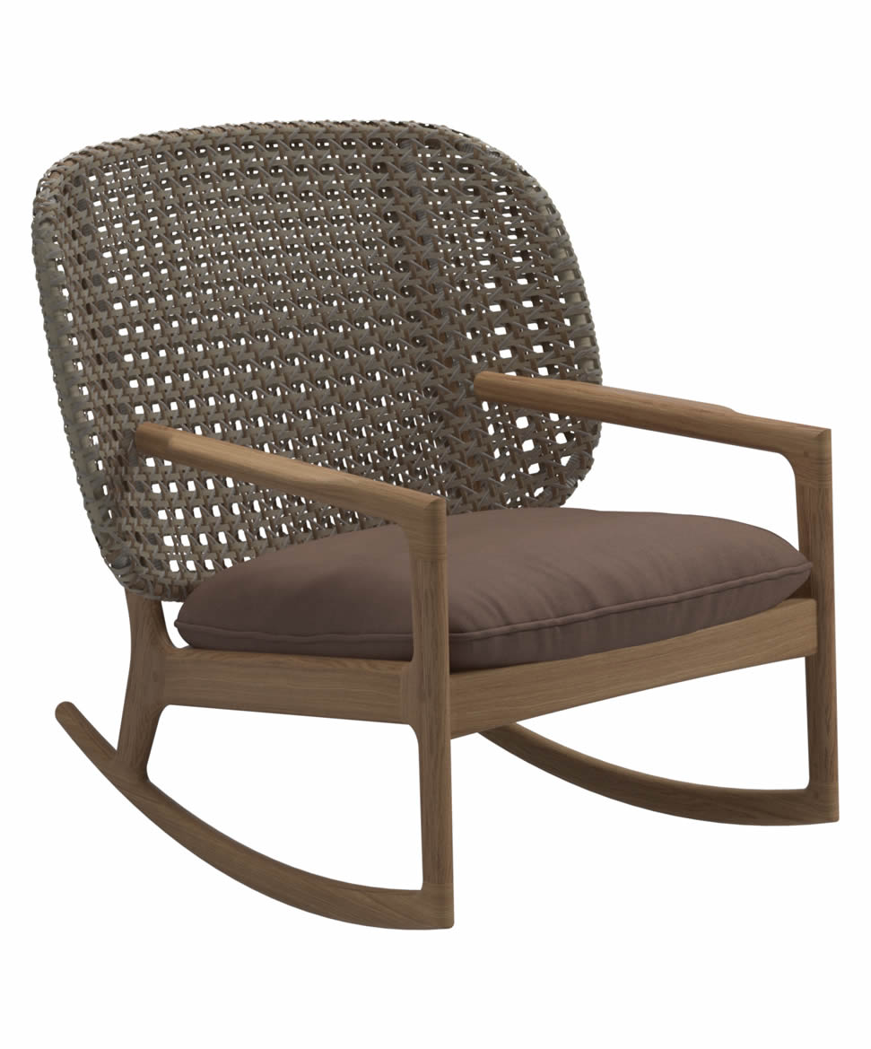 Kay Schaukelstuhl Lowback Rocking Chair