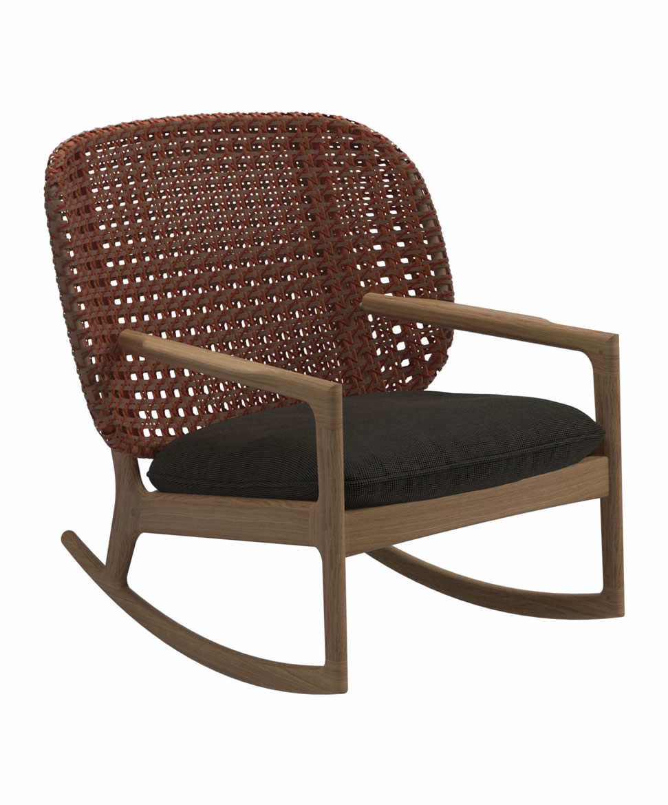 Kay Schaukelstuhl Lowback Rocking Chair