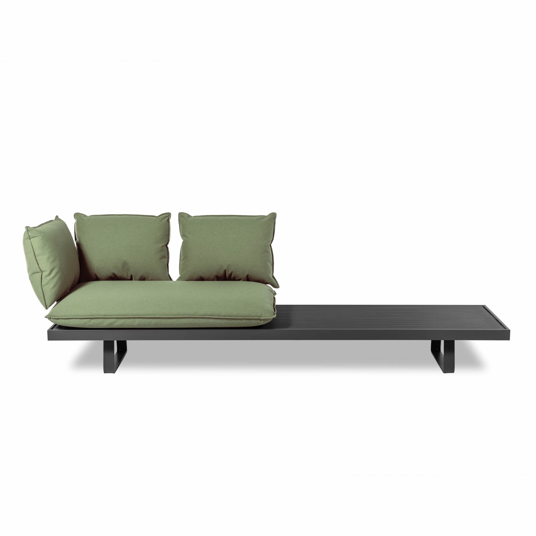 Outdoor Sofa L01 mit 2er Sitzkissen