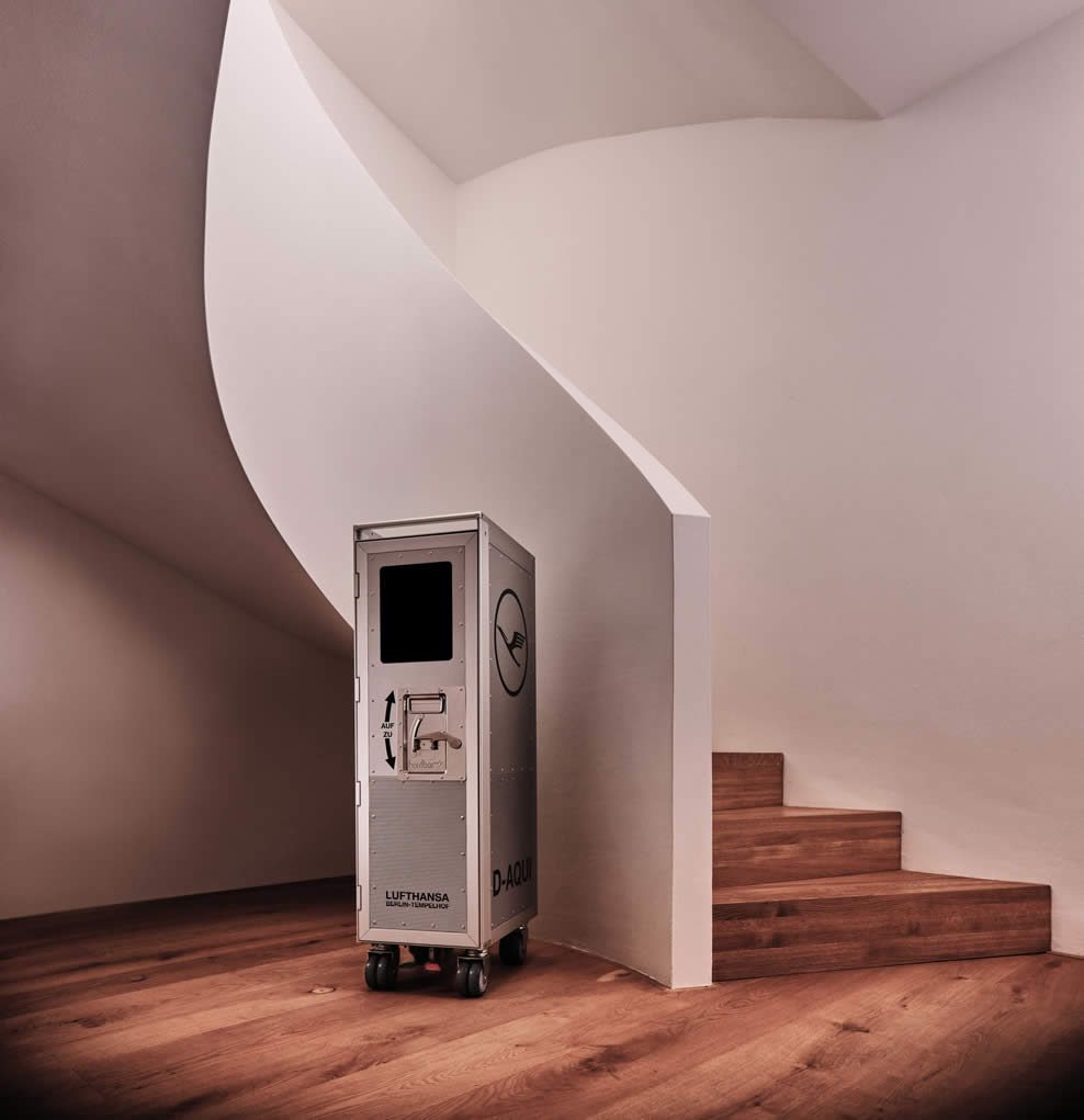 JU-52 Lufthansa Flugzeugtrolley