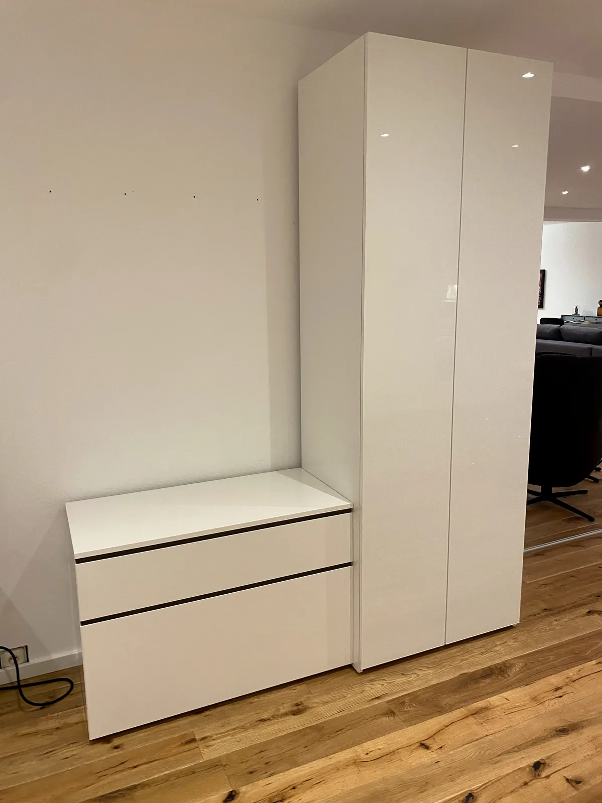 Interlübke Schrank Collect Plus + Sideboard Just Cube Bold Ausstellungsstück