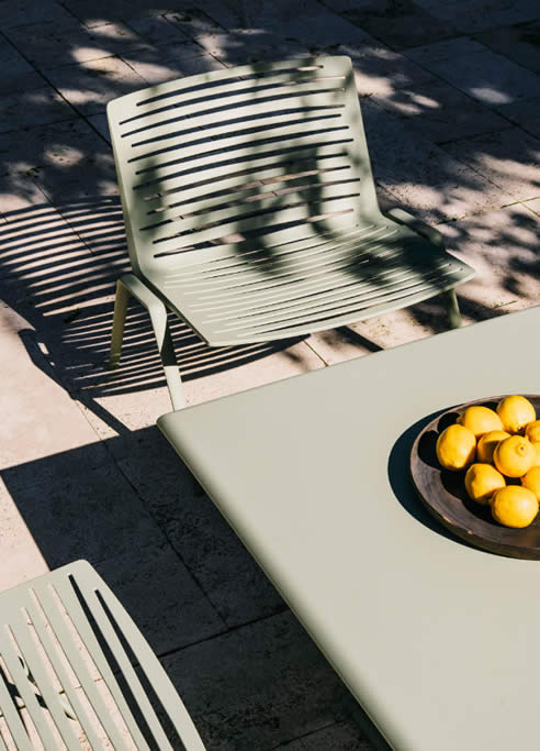 Zebra Lounge Chair Gartensessel