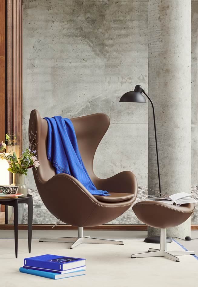 Egg Chair Das Ei Sonderedition SPECTRUM Leder