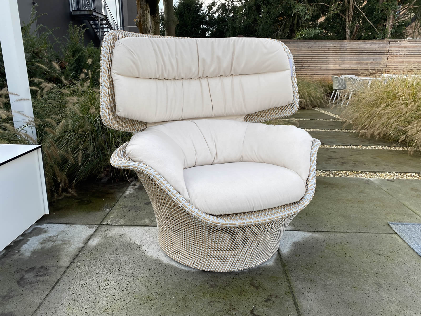 Hochlehnsessel Seashell Grand + Schutzhülle Ausstellungsstück