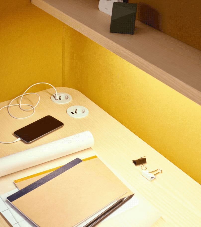 Floater Schreibtisch