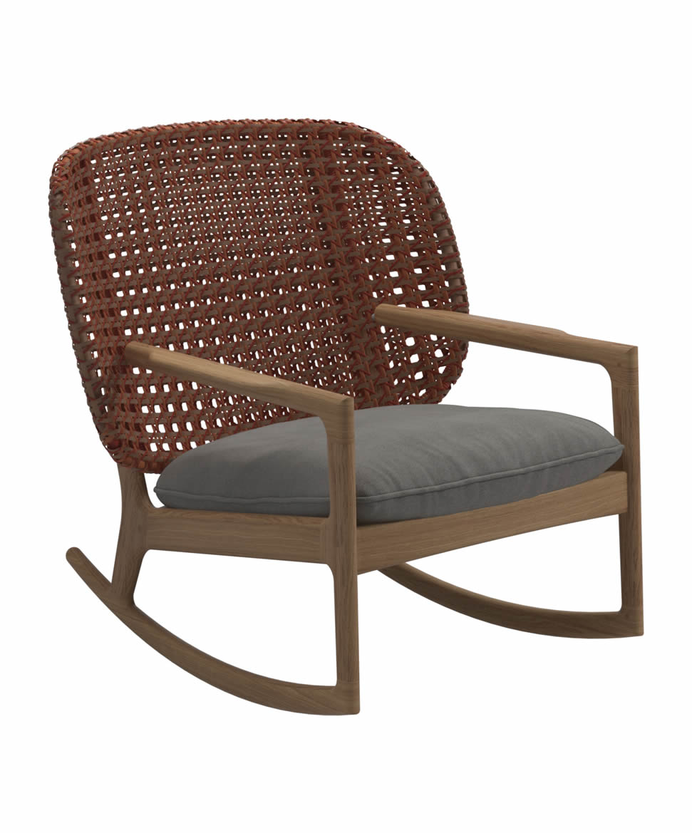Kay Schaukelstuhl Lowback Rocking Chair