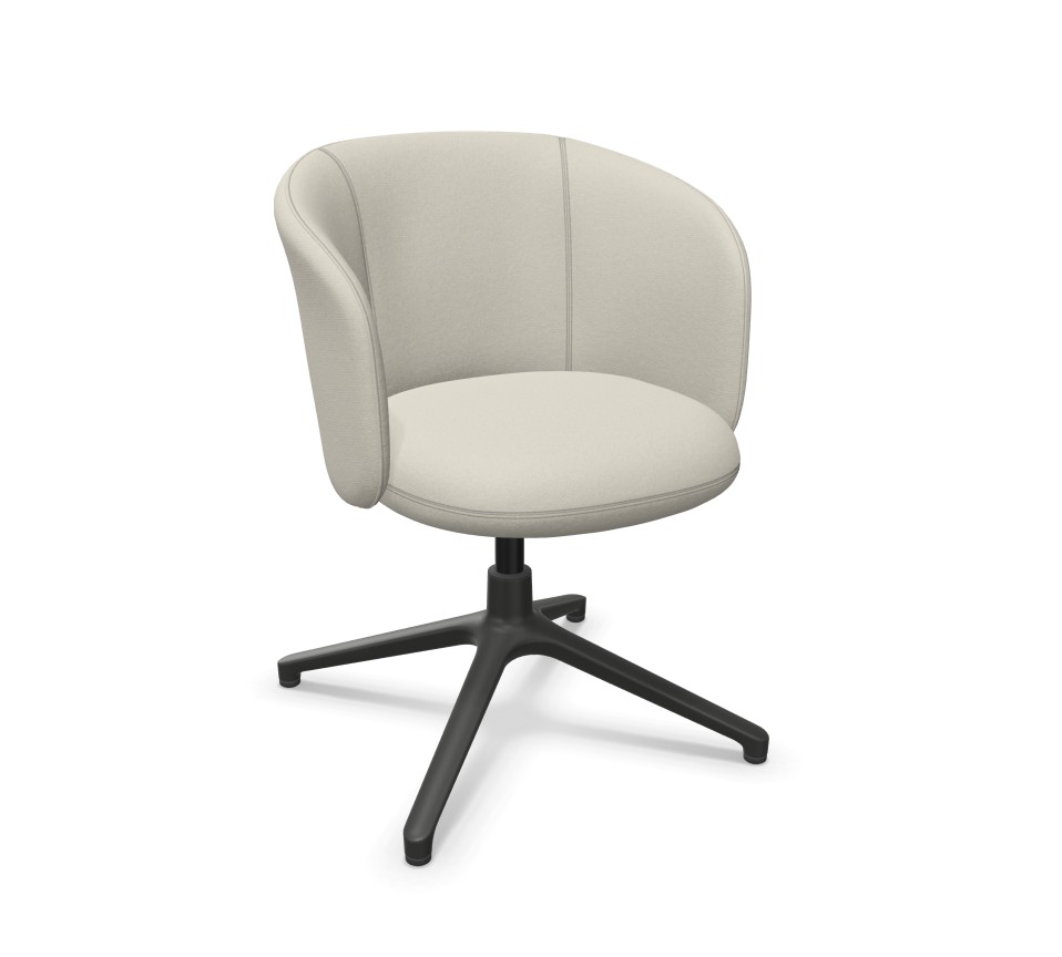 Mikado Armchair mit Viersternuntergestell