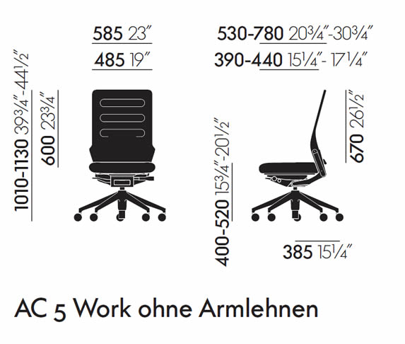 AC 5 Work Bürostuhl
