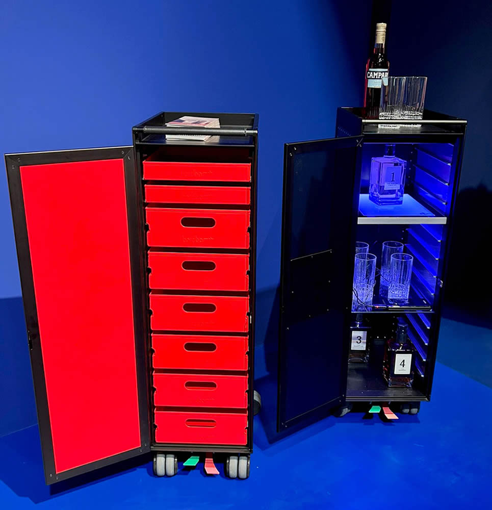 Voyager neonblack mit Schubkasten-Set