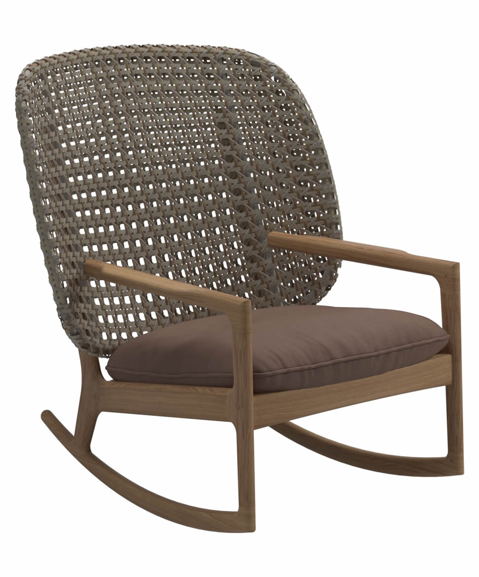 Kay Schaukelstuhl Highback Rocking Chair