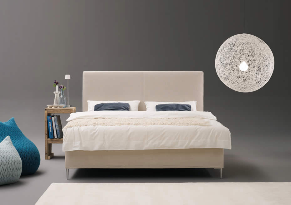 Bohemian A Boxspring Bett mit Taschenfederkern