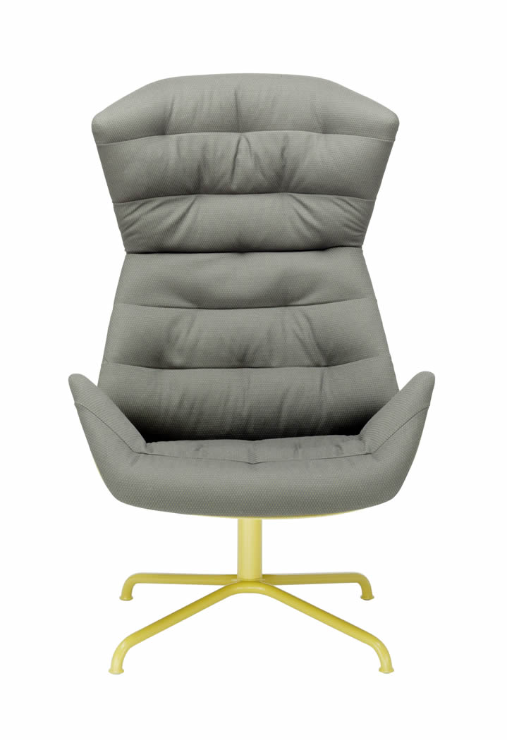 Lounge Sessel 808 "Urban" mit Hocker