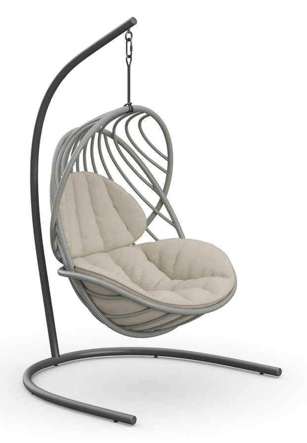 KIDA hängender Sessel inkl. Standfuß