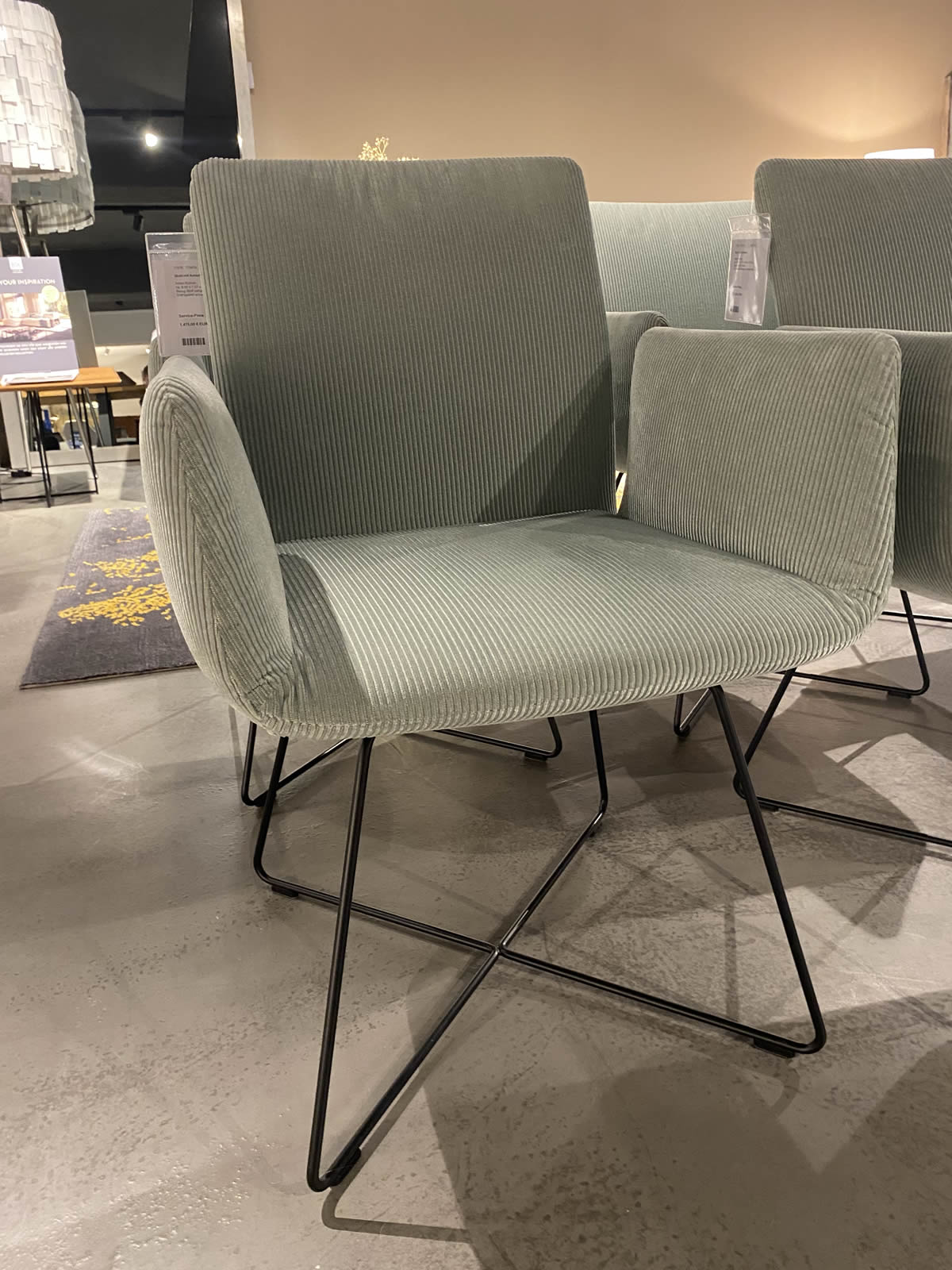 Stuhlgruppe Jalis Ausstellungsstück