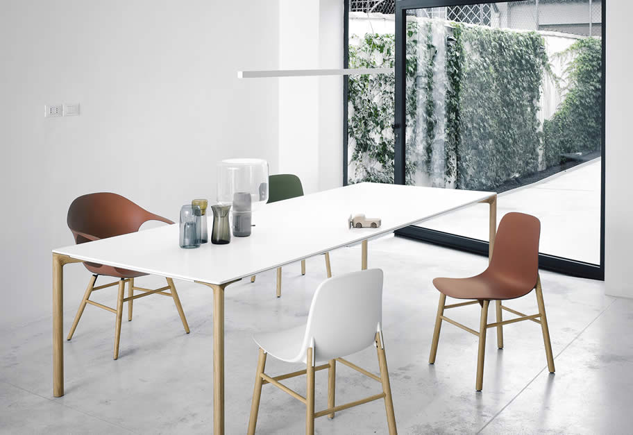 Sharky Stuhl Holzgestell