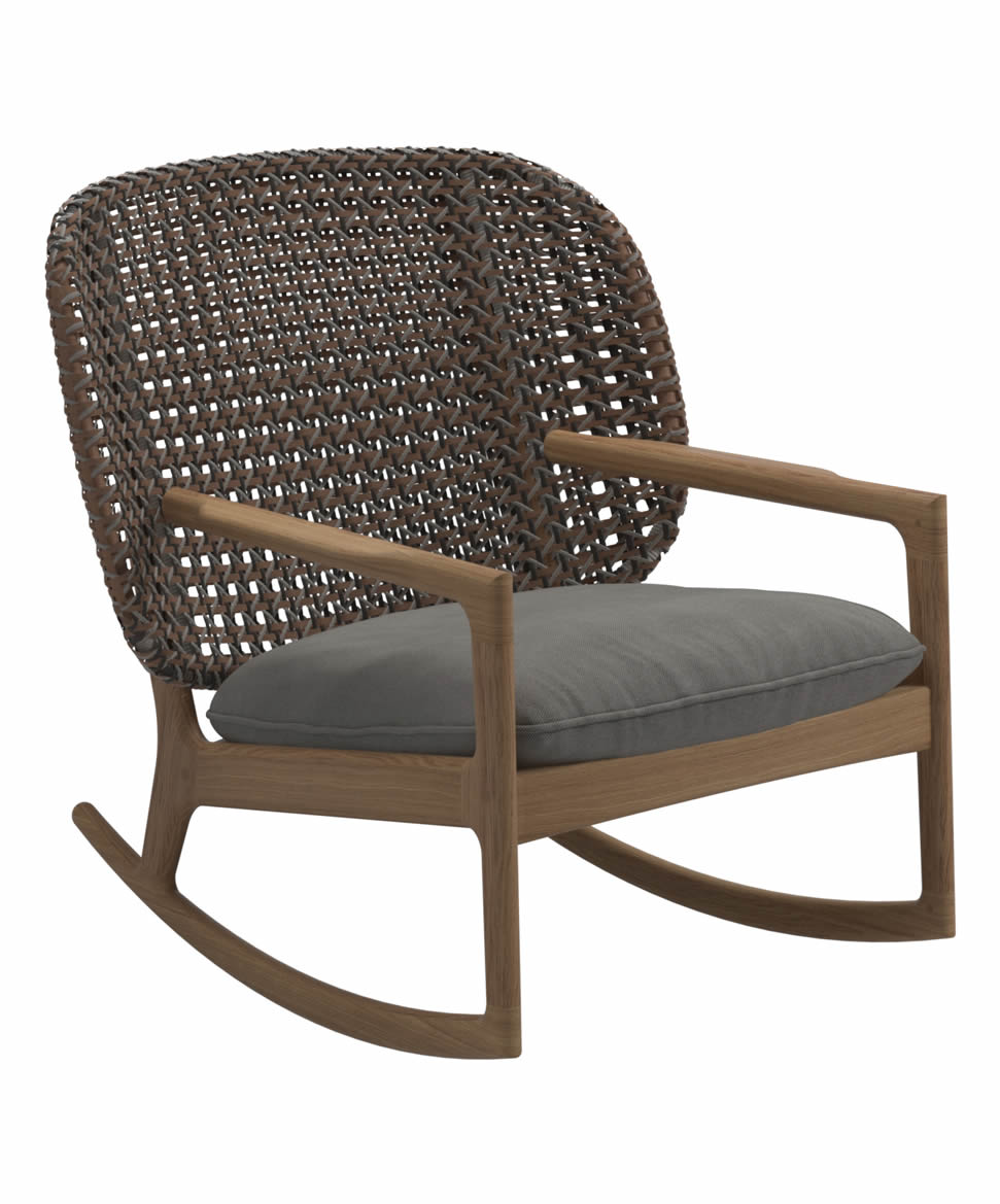 Kay Schaukelstuhl Lowback Rocking Chair