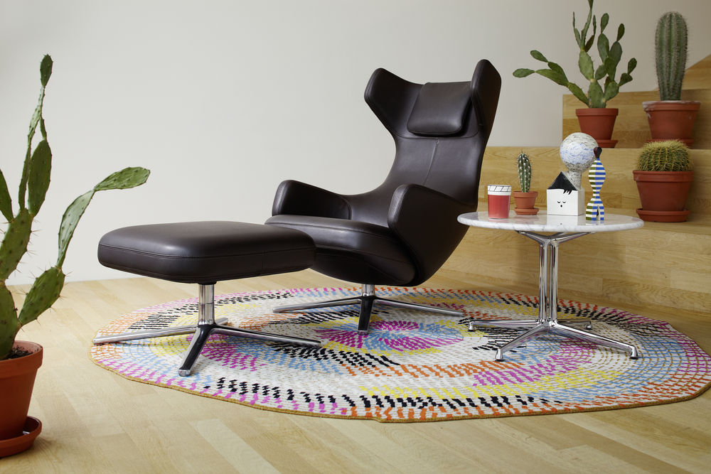 Grand Repos mit Ottoman Leder Premium F