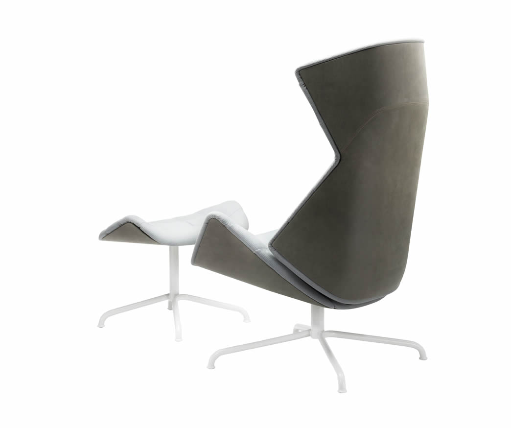 Lounge Sessel 808 "Under" mit Hocker
