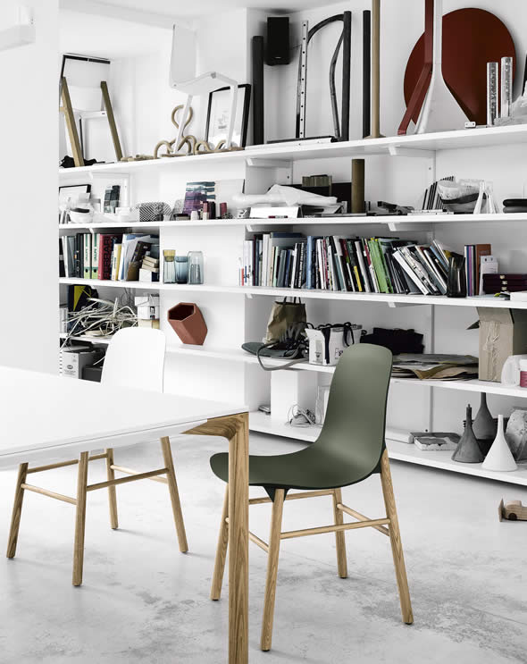 Sharky Stuhl Holzgestell