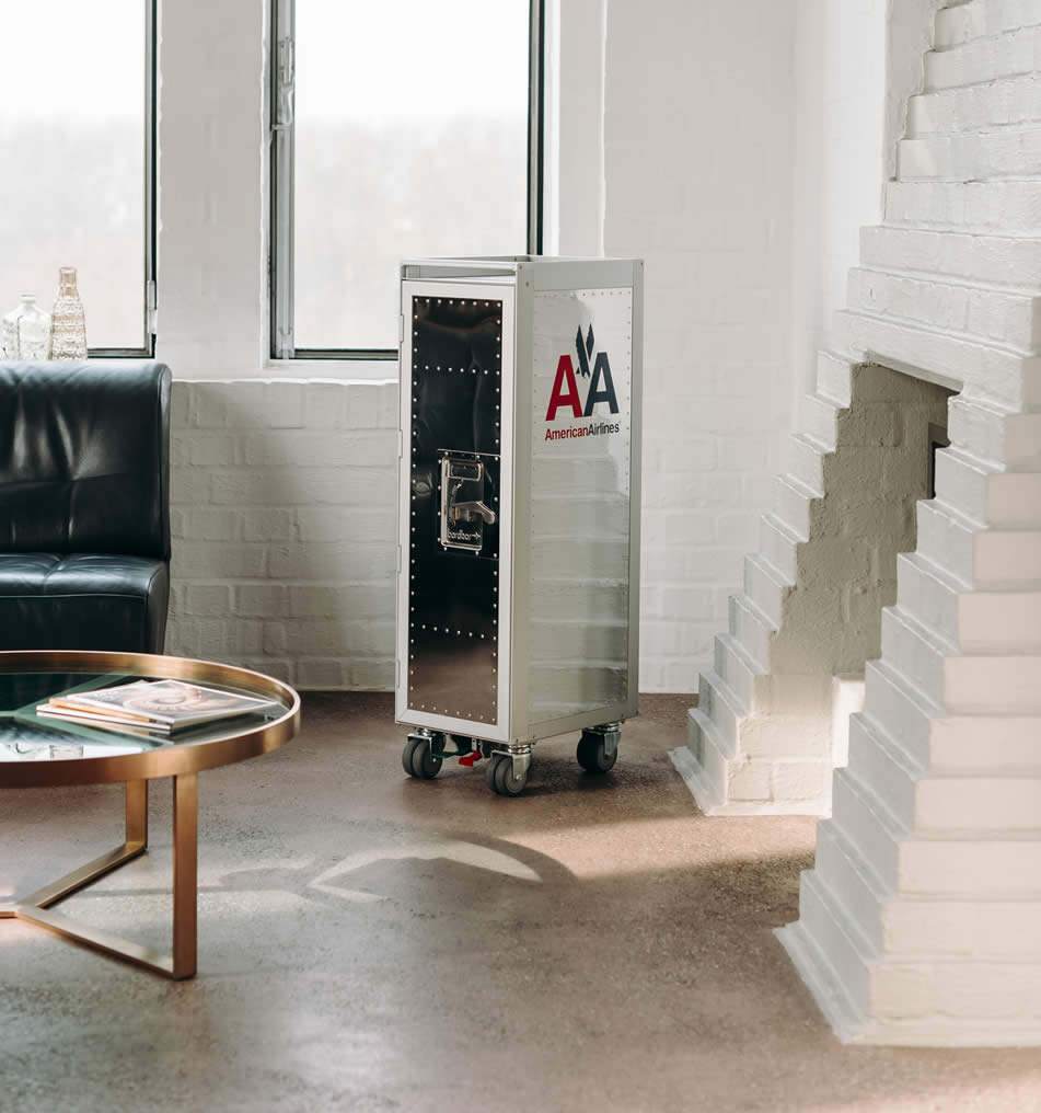 American Airlines Flugzeugtrolley